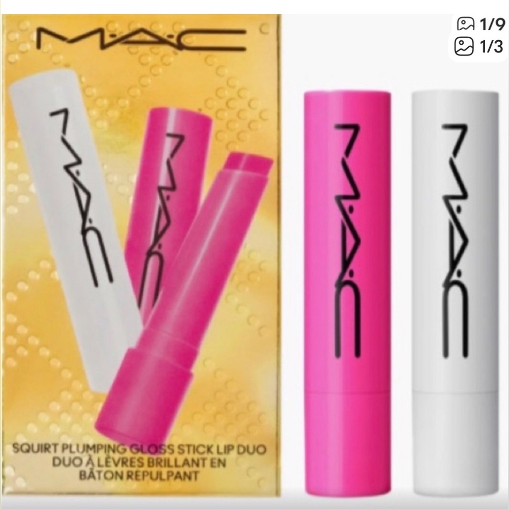 MAC Cosmetics Lip Balm & Gloss Duo - Pink and White